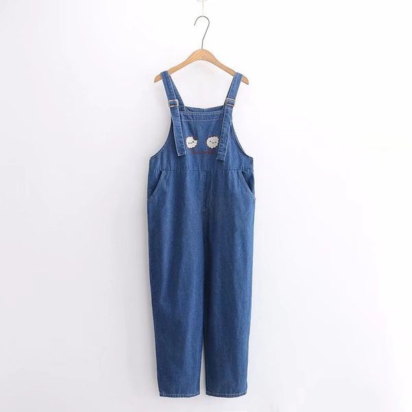women japan's loose waist overalls embroidered belt trousers comfortable jeans lady trousers f4150, Blue
women japan's loose waist overalls embroidered belt trousers comfortable jeans lady trousers f4150, Blue