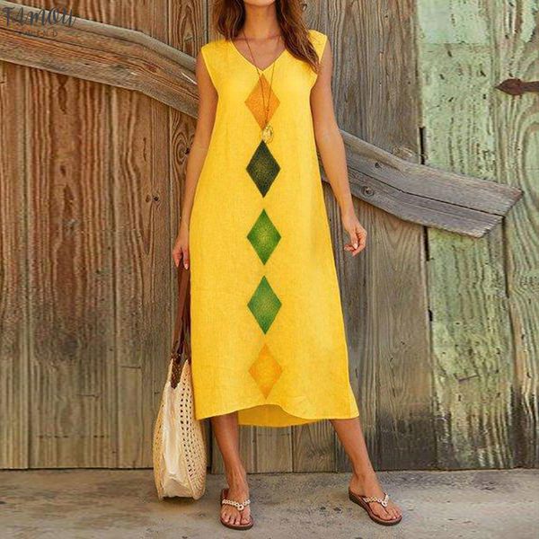 women 2020 summer dress bohemian sleeveless loose dress v neck cotton linen printed casual long maxi holiday beach dress vestido, Black;gray
women 2020 summer dress bohemian sleeveless loose dress v neck cotton linen printed casual long maxi holiday beach dress vestido, Black;gray