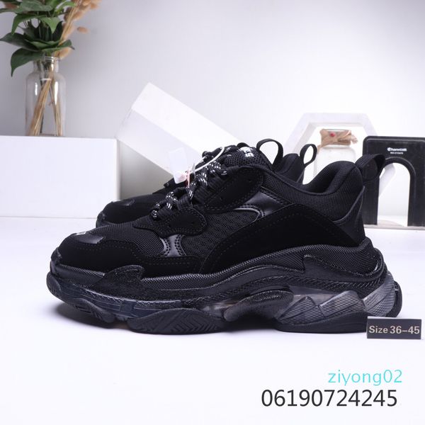 mens fashion six-layer combination bottom triple s 17fw dad casual shoes women's sports designer triple s with clear sole shoes 36-45 z, Black
mens fashion six-layer combination bottom triple s 17fw dad casual shoes women's sports designer triple s with clear sole shoes 36-45 z, Black