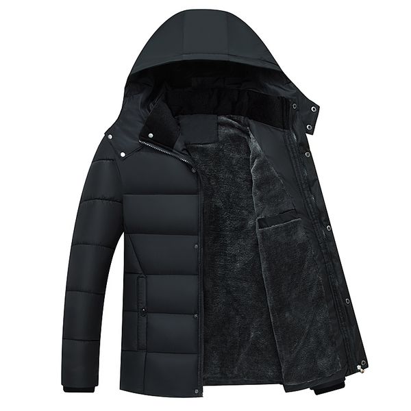 men's winter jacket 2019 long thick fleece warm male middle age coats down parka hooded snow cold windbreaker plus size xl-5xl, Tan;black
men's winter jacket 2019 long thick fleece warm male middle age coats down parka hooded snow cold windbreaker plus size xl-5xl, Tan;black