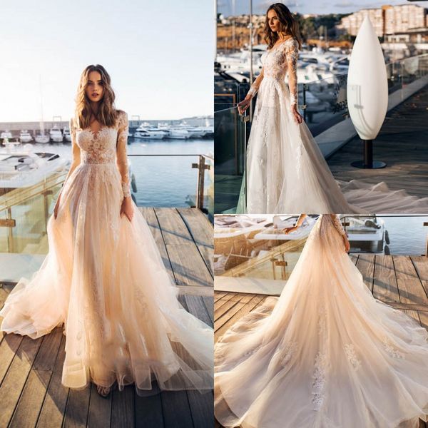 nora naviano 2019 свадебные платья с v-образным вырезом с длинным рукавом и кружевными аппликациями пляжные свадебные платья свадебное плать, White
nora naviano 2019 свадебные платья с v-образным вырезом с длинным рукавом и кружевными аппликациями пляжные свадебные платья свадебное плать, White