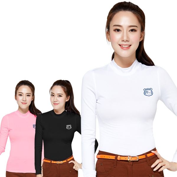 women autumn long sleeve training shirts warm bottoming underwear t shirts winter sport clothes outdoor golf apparel d0700, Black;blue
women autumn long sleeve training shirts warm bottoming underwear t shirts winter sport clothes outdoor golf apparel d0700, Black;blue