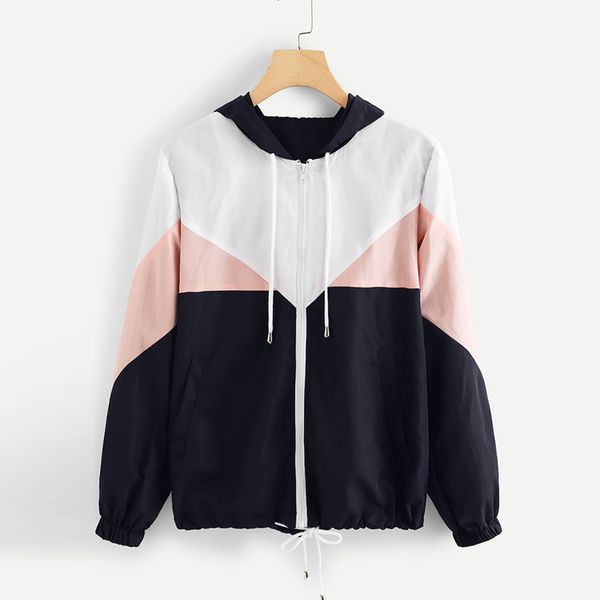 2019 women autumn long sleeve patchwork hoodies zipper jacket casual sport coat streetwear hooded outwear mujer, Black;brown
2019 women autumn long sleeve patchwork hoodies zipper jacket casual sport coat streetwear hooded outwear mujer, Black;brown