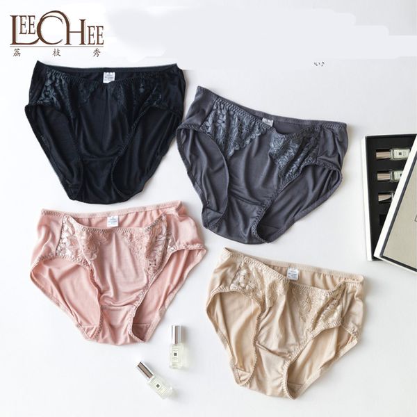 leechee yy001 new silk lace women's briefs mulberry silk lace underwear without trace breathable large size, Black;pink
leechee yy001 new silk lace women's briefs mulberry silk lace underwear without trace breathable large size, Black;pink