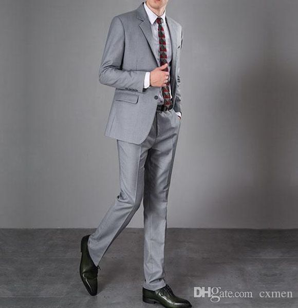 custom made groom wear grey men suits wedding formal tuxedos men's blazers customize clothing bridegroom groomsmen 2 piece (jacket+pant, Black;gray
custom made groom wear grey men suits wedding formal tuxedos men's blazers customize clothing bridegroom groomsmen 2 piece (jacket+pant, Black;gray