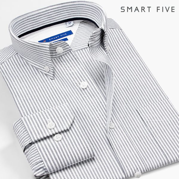 smartfive autumn men slim fit pure cotton oxford spinning stripes backing shirt long sleeve shirt inch clothing, White;black
smartfive autumn men slim fit pure cotton oxford spinning stripes backing shirt long sleeve shirt inch clothing, White;black