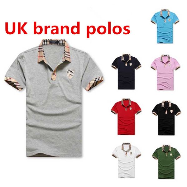 2019 mens designer brand polos men's summer new wave fashion pop stretch slim fashion small lapel short-sleeved t-shirt simple version, White;black
2019 mens designer brand polos men's summer new wave fashion pop stretch slim fashion small lapel short-sleeved t-shirt simple version, White;black