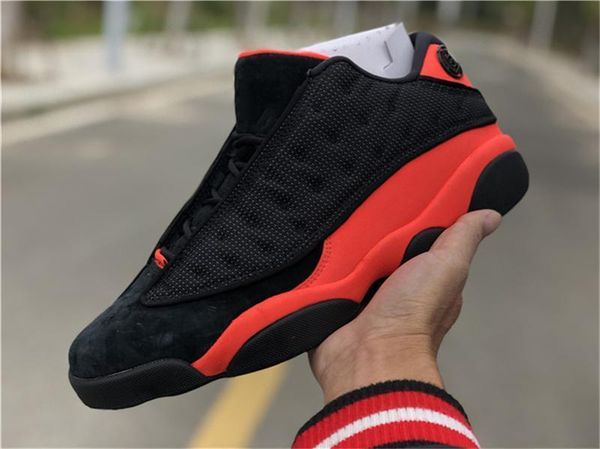 2020 authentic 13 low clot black red infrared casual shoes for men real carbon fiber at3102 -006 ar13j sports sneakers size 7 -13 
2020 authentic 13 low clot black red infrared casual shoes for men real carbon fiber at3102 -006 ar13j sports sneakers size 7 -13
