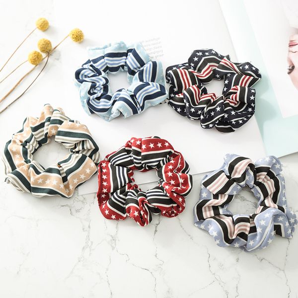 europe and america new style large intestine ring & star elasticity elastic band fabric hairband women's hair accessories, Brown
europe and america new style large intestine ring & star elasticity elastic band fabric hairband women's hair accessories, Brown