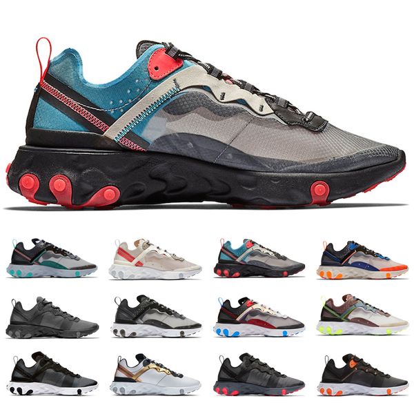 87 react element 55 running shoes for men women triple black sail solar red total orange designer trainers sport sneakers size 5.5-11
87 react element 55 running shoes for men women triple black sail solar red total orange designer trainers sport sneakers size 5.5-11