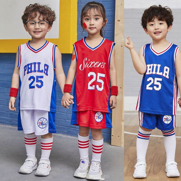 wholesale sale american basketball 25#(simmons) super basketball star custom basketball clothing outdoor sports clothing for big children
wholesale sale american basketball 25#(simmons) super basketball star custom basketball clothing outdoor sports clothing for big children