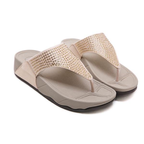 women shoes summer fashion genuine leather woman non-slip flip flops wedges sandals female platform beach shoes, Black
women shoes summer fashion genuine leather woman non-slip flip flops wedges sandals female platform beach shoes, Black