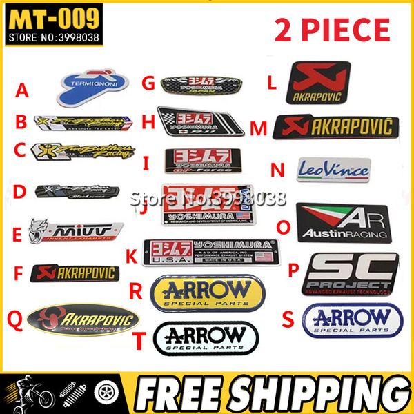 2ps 3m 3d heat-resistant aluminium motorcycle exhaust pipes decal sticker cool personality scorpio for arrow akrapovic stickers
2ps 3m 3d heat-resistant aluminium motorcycle exhaust pipes decal sticker cool personality scorpio for arrow akrapovic stickers