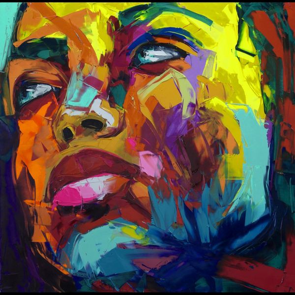 francoise nielly palette knife impression home artworks modern portrait handmade oil painting on canvas concave and convex texture face144
francoise nielly palette knife impression home artworks modern portrait handmade oil painting on canvas concave and convex texture face144
