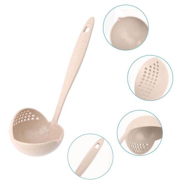2 in 1 pot dinnerware porridge soup spoon with filter skimmer kitchen utensil long handle colander
2 in 1 pot dinnerware porridge soup spoon with filter skimmer kitchen utensil long handle colander