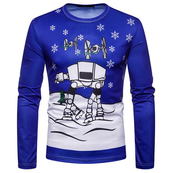 robot 3d printing t-shirt men christmas tee shirt mens new o neck long sleeve t-shirt male hip hop funny slim top, White;black
robot 3d printing t-shirt men christmas tee shirt mens new o neck long sleeve t-shirt male hip hop funny slim top, White;black