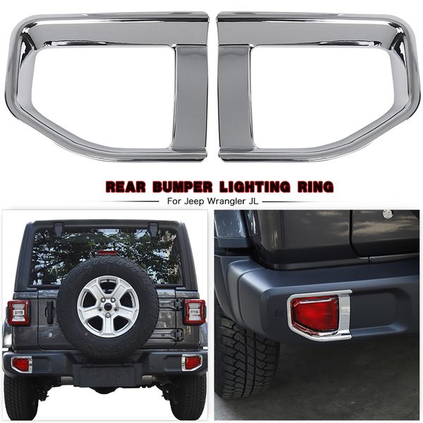 silver rear rear bumper lighting ring decorative cover for fit jeep wrangler jl 2018+ car exterior accessories
silver rear rear bumper lighting ring decorative cover for fit jeep wrangler jl 2018+ car exterior accessories