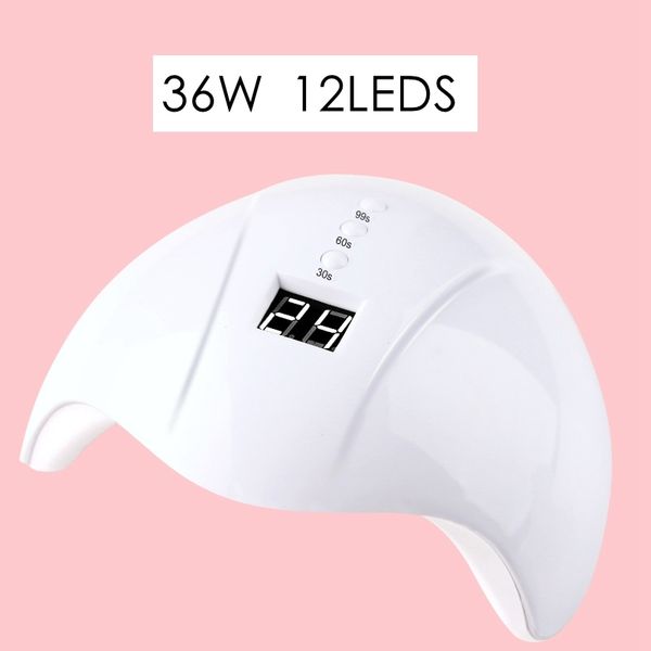 36w 12 led nail dryer 30/60/99s uv led nail lamp automatic sensing drying smart timer for gel plisher usb cable nails tools
36w 12 led nail dryer 30/60/99s uv led nail lamp automatic sensing drying smart timer for gel plisher usb cable nails tools