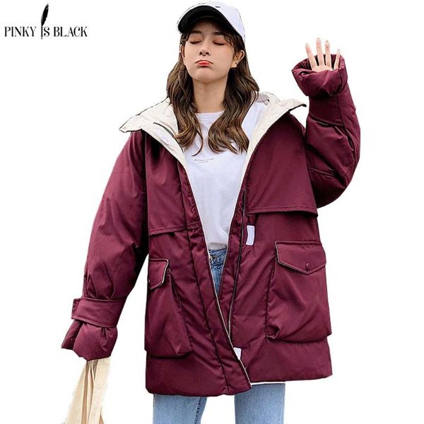 2019 длинные parkas зимние куртки женщины с капюшоном ветрозащитный одежда женщины большой карман сгущает пальто зимы женщин, Black
2019 длинные parkas зимние куртки женщины с капюшоном ветрозащитный одежда женщины большой карман сгущает пальто зимы женщин, Black