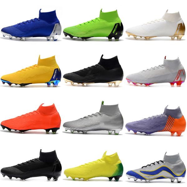 mercurial superfly cr7 ronaldo soccer shoes 360 lvl up men women high knitting surface football boots cleats 39-46
mercurial superfly cr7 ronaldo soccer shoes 360 lvl up men women high knitting surface football boots cleats 39-46