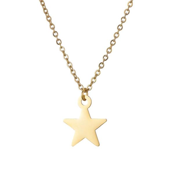 pentacle pentagram pendant cute star stainless steel necklaces for women gold silvery stainless trendy female fashion jewelry, Golden;silver
pentacle pentagram pendant cute star stainless steel necklaces for women gold silvery stainless trendy female fashion jewelry, Golden;silver