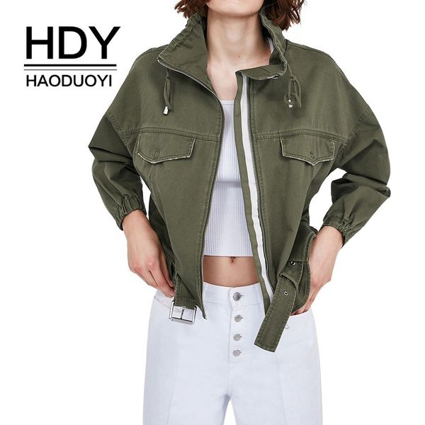 hdy haoduoyi leisure time simplicity fold boyfriend wind jacket army green work clothes loose coat new arrival, Black;brown
hdy haoduoyi leisure time simplicity fold boyfriend wind jacket army green work clothes loose coat new arrival, Black;brown