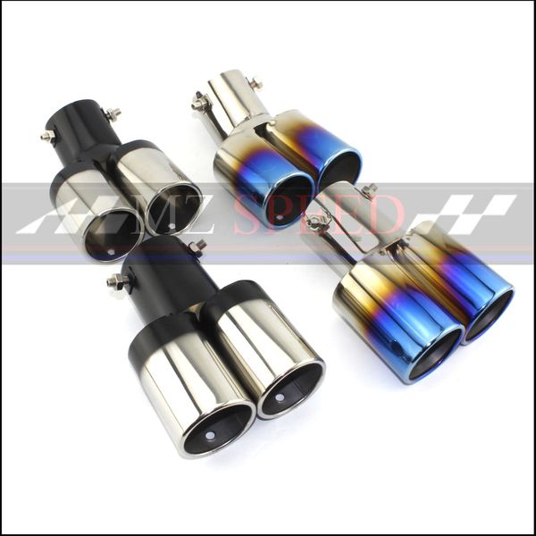 car styling auto round exhaust muffler tip stainless steel pipe chrome trim modified car tail pipes muffler
car styling auto round exhaust muffler tip stainless steel pipe chrome trim modified car tail pipes muffler