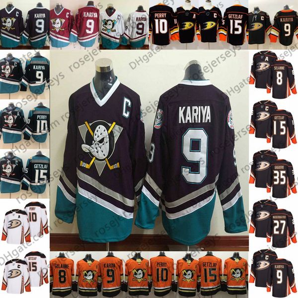 2019 anaheim ducks #8 teemu selanne 9 paul kariya 10 corey perry 27 scott niedermayer 35 jean-sebastien giguere retired black white jersey, Black;red
2019 anaheim ducks #8 teemu selanne 9 paul kariya 10 corey perry 27 scott niedermayer 35 jean-sebastien giguere retired black white jersey, Black;red
