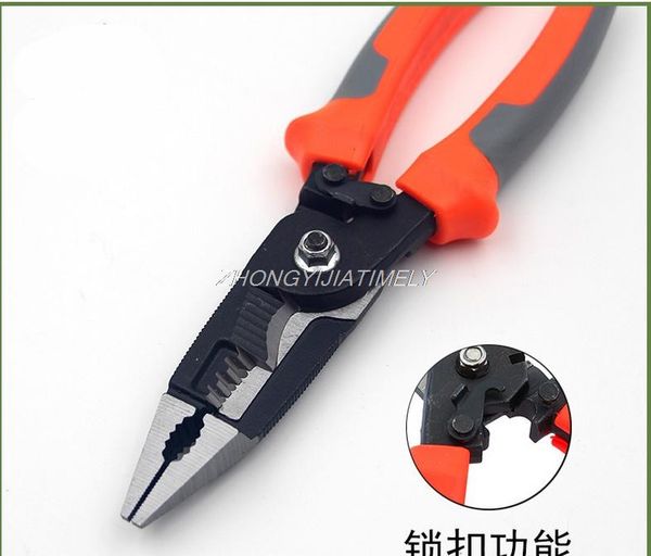 six-in-one multi-function electrician pliers, wire stripper, electrician tools
six-in-one multi-function electrician pliers, wire stripper, electrician tools