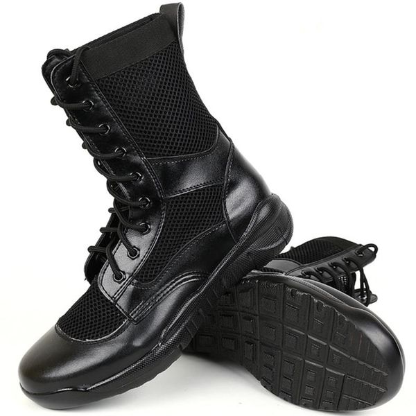 черный военные сапоги мужчины mesh combat boots лето легкий дышащий lace up high top army обувь мужчины botas militare hombre, Black
черный военные сапоги мужчины mesh combat boots лето легкий дышащий lace up high top army обувь мужчины botas militare hombre, Black