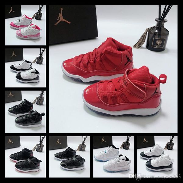 2020 11s space jam bred concord gym red basketball shoes children boy girls white pink midnight navy sneakers toddlers birthday gift, Black
2020 11s space jam bred concord gym red basketball shoes children boy girls white pink midnight navy sneakers toddlers birthday gift, Black