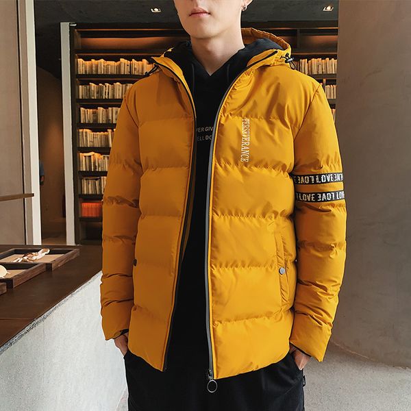 2019 winter new style cotton coat men's korean-style thick hooded coat men's teenager fashion warm cotton-padded jacket fas, Black
2019 winter new style cotton coat men's korean-style thick hooded coat men's teenager fashion warm cotton-padded jacket fas, Black