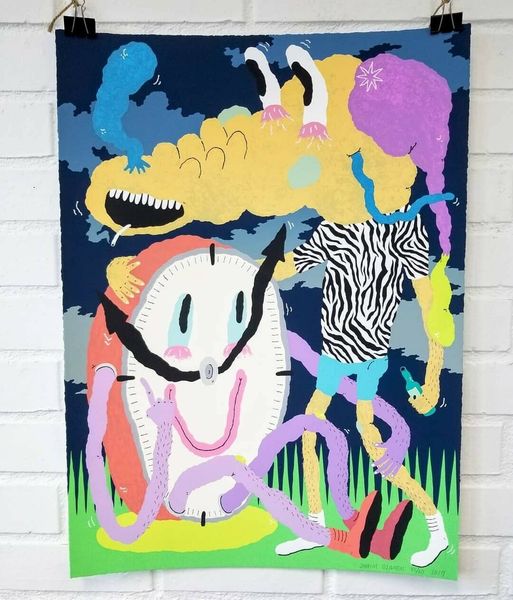 good nights never end kaws home decor handpainted oil painting on canvas wall art canvas pictures 200531
good nights never end kaws home decor handpainted oil painting on canvas wall art canvas pictures 200531
