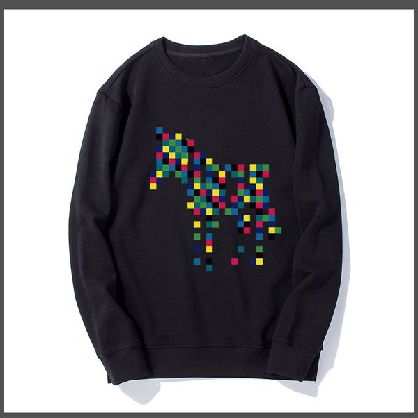 2019 fall men's wear new horse print leisure hoodie youth popular logo print round collar jacket for men wd-101, Black
2019 fall men's wear new horse print leisure hoodie youth popular logo print round collar jacket for men wd-101, Black