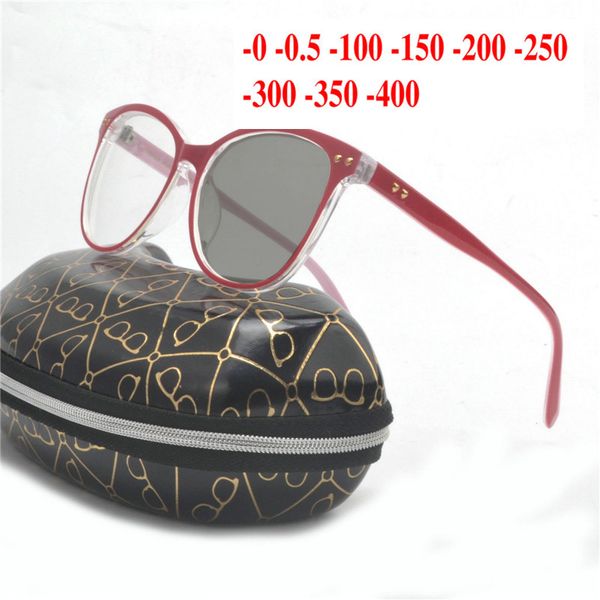 mincl round pchromic finished myopia glasses psensitive chameleon anti-glare change color lens prescription glasses nx, Black
mincl round pchromic finished myopia glasses psensitive chameleon anti-glare change color lens prescription glasses nx, Black