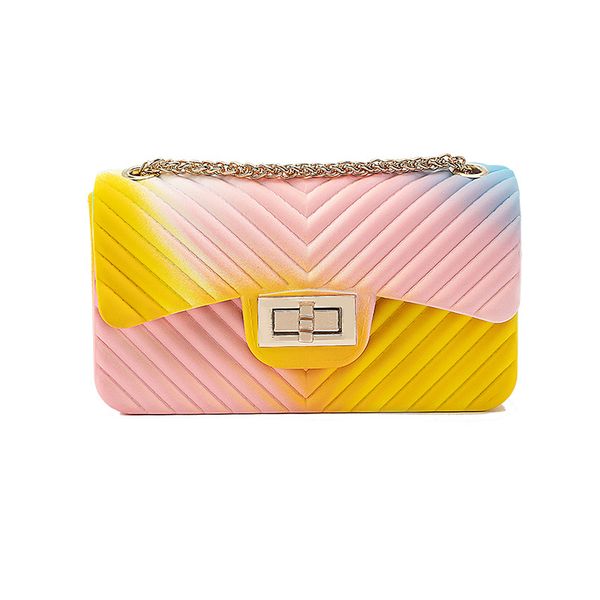 радуга мешок женщины 2019 новых плечи корейского малого fragrance v pattern chain цвет jelly сумка
радуга мешок женщины 2019 новых плечи корейского малого fragrance v pattern chain цвет jelly сумка