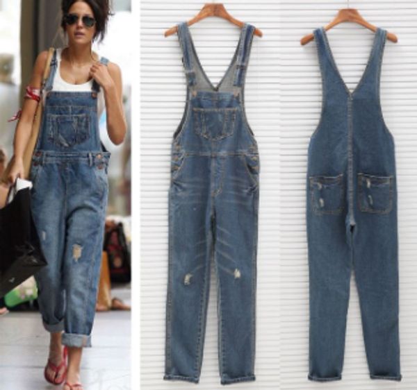 fashion women denim jumpsuit ladies spring fashion loose jeans rompers female casual plus size overall playsuit with pocket, Black;white
fashion women denim jumpsuit ladies spring fashion loose jeans rompers female casual plus size overall playsuit with pocket, Black;white