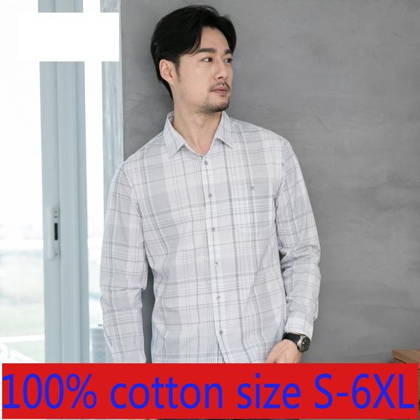 new arrival fashion spring 100% cotton large stripe plaid long sleeve men casual shirts plus size s l xl 2xl 3xl 4xl 5xl 6xl, White;black
new arrival fashion spring 100% cotton large stripe plaid long sleeve men casual shirts plus size s l xl 2xl 3xl 4xl 5xl 6xl, White;black