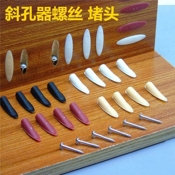 100pc/set 9.5mm inclined hole puncher locator connector accessories carpentry pocket hole plugs self-tapping screws plastic plug
100pc/set 9.5mm inclined hole puncher locator connector accessories carpentry pocket hole plugs self-tapping screws plastic plug