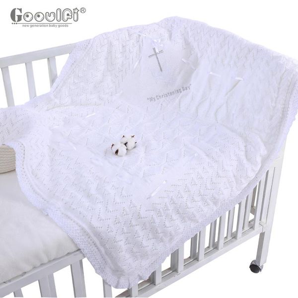 gooulfi bless new born baby blankets christening soft kids knitted blanket solid white baptism lace baby bedding
gooulfi bless new born baby blankets christening soft kids knitted blanket solid white baptism lace baby bedding