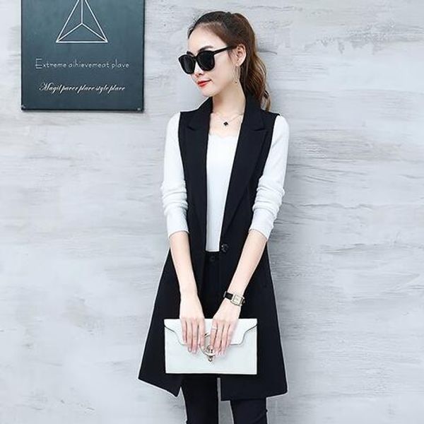 vintage suit vest women spring summer sleeveless long vest jacket colete plus size 3xl blazer coat women waistcoat dv221, Black;white
vintage suit vest women spring summer sleeveless long vest jacket colete plus size 3xl blazer coat women waistcoat dv221, Black;white