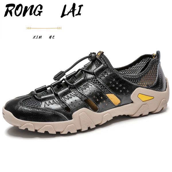 summer leather men casual sandals soft bottom shoes beach quality outdoor sports slippers size 38-48 upstream shoes
summer leather men casual sandals soft bottom shoes beach quality outdoor sports slippers size 38-48 upstream shoes