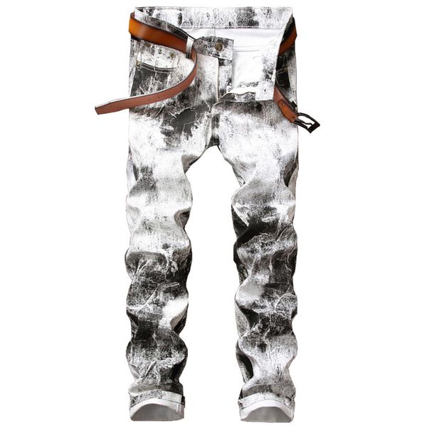 men's jeans sosoo fashion printed pants slim fit painted denim joggers for male club wear jean trousers size 28-38 white, Blue
men's jeans sosoo fashion printed pants slim fit painted denim joggers for male club wear jean trousers size 28-38 white, Blue