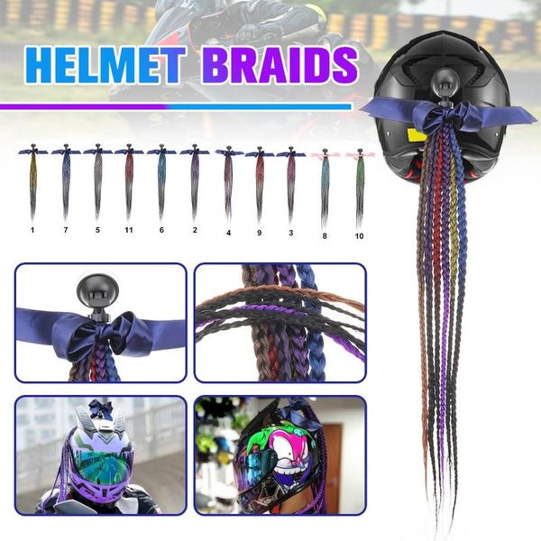 24" punk motorcycle bike gradient with bow ramp helmet braids twist sucker removable braid pigtail ponytail motocross racing
24" punk motorcycle bike gradient with bow ramp helmet braids twist sucker removable braid pigtail ponytail motocross racing