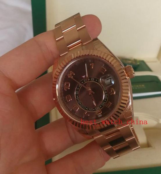 42mm fashion noble luxury men's sapphire 18k rose gold stainless steel 326935 automatic watch mens business casual watches high qualit, Slivery;brown
42mm fashion noble luxury men's sapphire 18k rose gold stainless steel 326935 automatic watch mens business casual watches high qualit, Slivery;brown