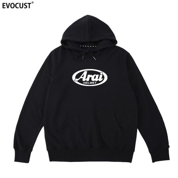 arai logo hoodies sweatshirts men women cotton, Black 
arai logo hoodies sweatshirts men women cotton, Black