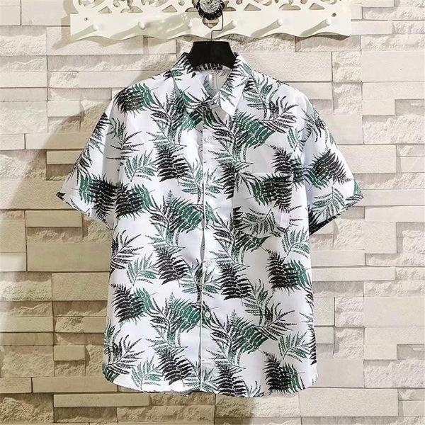 casual men shirt summer fashion hawaiian short sleeve print shirt vacation casual lapel shirts camisas para hombre #gh, White;black
casual men shirt summer fashion hawaiian short sleeve print shirt vacation casual lapel shirts camisas para hombre #gh, White;black