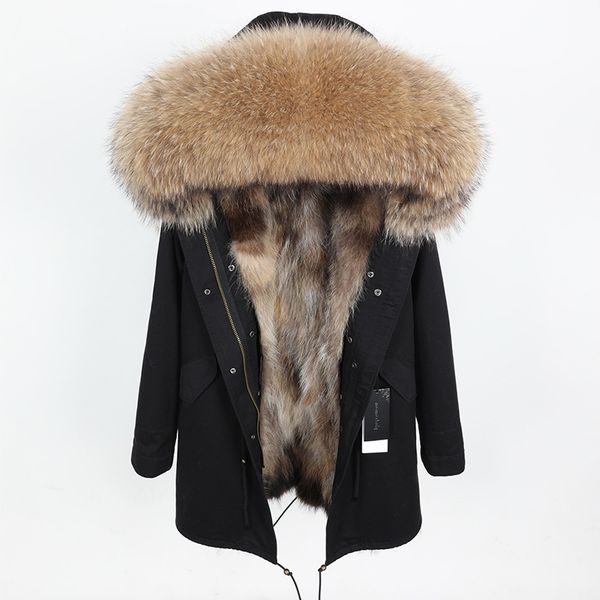 2019 new winter warm fashion real fur parkas real racoon fur coat for men women lining collar men's parka t200110, Black
2019 new winter warm fashion real fur parkas real racoon fur coat for men women lining collar men's parka t200110, Black