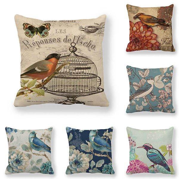 45cm*45cm cushion cover watercolor blue style flowers bird linen/cotton pillow case sofa and home decorative pillow cover
45cm*45cm cushion cover watercolor blue style flowers bird linen/cotton pillow case sofa and home decorative pillow cover