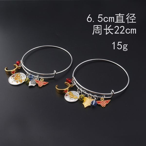 new movie jewelry torque the winner acronym w charm crown shield pentagram girls bracelet, Black
new movie jewelry torque the winner acronym w charm crown shield pentagram girls bracelet, Black